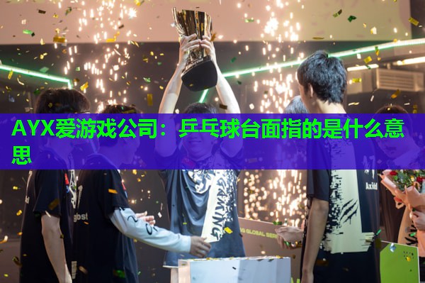 乒乓球台面指的是什么意思